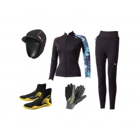 [19567] WOMAN TROPICAL DIVE SET 여성용 UA-SUITS 트로피칼 다이브 세트