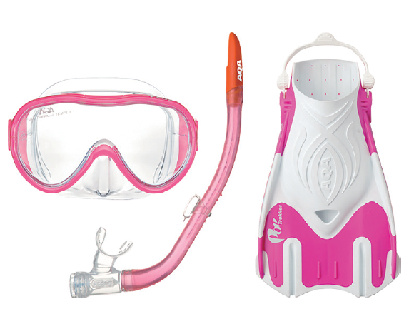 [19625] KZ-9212 (여성용) 스노클링 세트