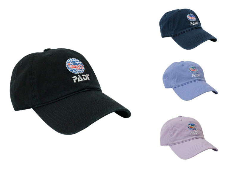 [19885]  PADI 볼캡 클래식라벨