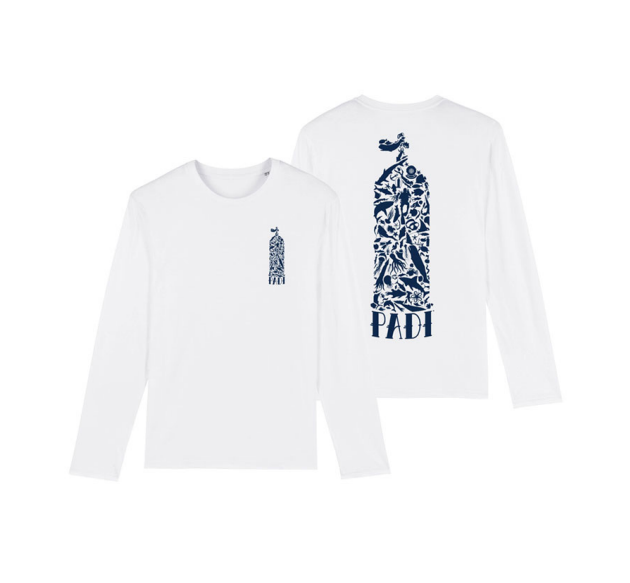 [19893]   PADI 스쿠버탱크 긴팔 티셔츠