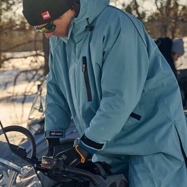 [20324] 롱 슬리브 프로 체인지 로브 에보 씨미스트 남여공용, Long Sleeve Pro Change Robe EVO - Sea Mist Unisex