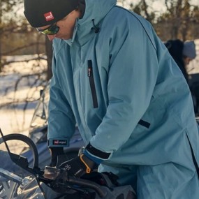 [20324] 롱 슬리브 프로 체인지 로브 에보 씨미스트 남여공용, Long Sleeve Pro Change Robe EVO - Sea Mist Unisex