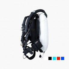 [20708]  다이브1 언리미티드 35 부력, 다이브원 스테인레스 백플레이트 세트, 부력조절기, BCD