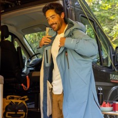 [20733] 워터푸르프 체인징 로브 올터 에보-알파인 블루 남여공용,Waterproof Dry Changing Robe Alter Evo-Alpine Blue Unisex