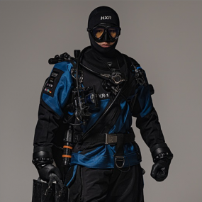 [21212] 아쿠아즈 헥사 AQUAZ HEXAR CODURA V-2 METAL BLUE