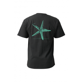 [21823] 오션테그 14수 반팔 티셔츠 코튼 숏 슬리브 블랙 Starfish Gree