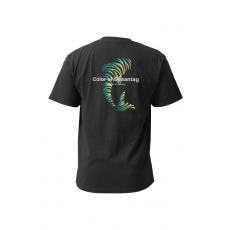 [21829] 오션테그 14수 반팔 티셔츠 코튼 숏 슬리브 블랙 Yellow Fish