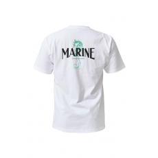 [21834] 오션테그 14수 반팔 티셔츠 코튼 숏 슬리브 화이트 Marine