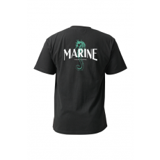 [21835] 오션테그 14수 반팔 티셔츠 코튼 숏 슬리브 블랙 Marine