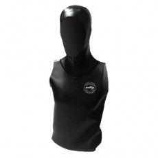 [1619] 코팅스킨 후드조끼 2mm