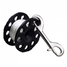 [4706] OMS 스풀 23m/30m/45m 블랙 (더블 엔드 스냅 포함)