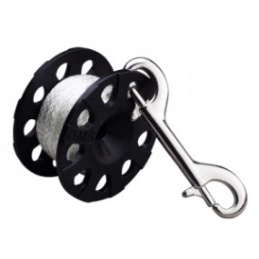 [4706] OMS 스풀 23m/30m/45m 블랙 (더블 엔드 스냅 포함)
