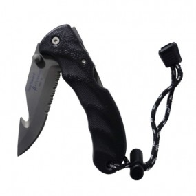 [14637] ＊세트＊폴더 티타늄 나이프 (베타티타늄) +손목스트랩+칼집 (S.A)