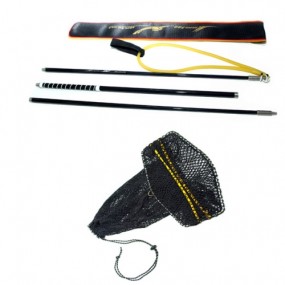 [14816] 카본 3단 폴건 + 육각 채집망 세트