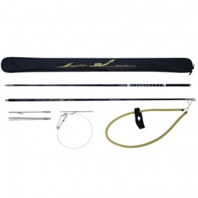 [14817] 강화카본 2단작살 + 지퍼 채집망 세트 (외촉, 삼지촉, 꿰미 포함)