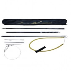 [14818] 강화카본 3단 폴건 + 지퍼 채집망 세트 (외촉, 삼지촉, 꿰미 포함)