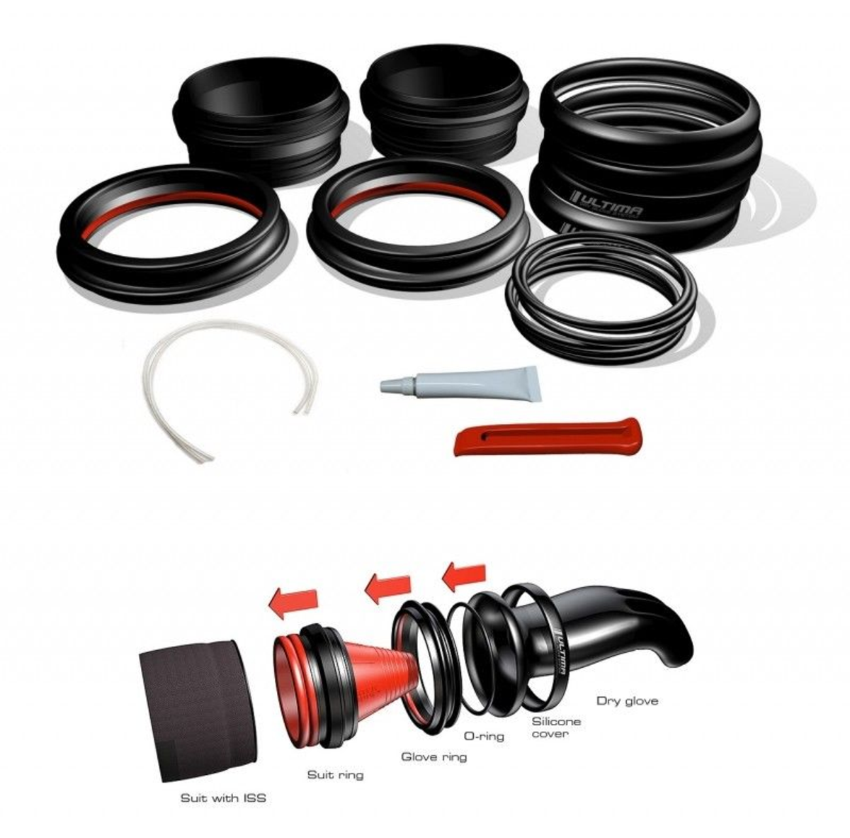 [14932] 울티마 트위스트 드라이 장갑 시스템/ ULTIMA TWIST DRY GLOVE SYSTEM