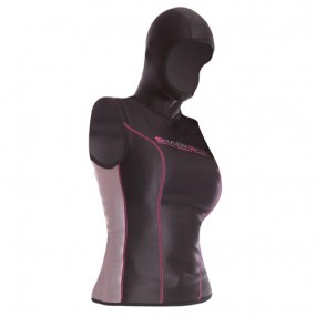 [15840] CHILLPROOF titanium  Vest w/Hood 여성용