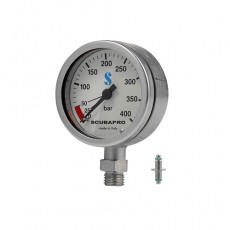 [16231] 황동 압력 게이지 - 화이트 페이스 52mm/63mm PRESSURE GAUGE