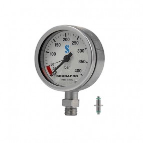 [16231] 황동 압력 게이지 - 화이트 페이스 52mm/63mm PRESSURE GAUGE