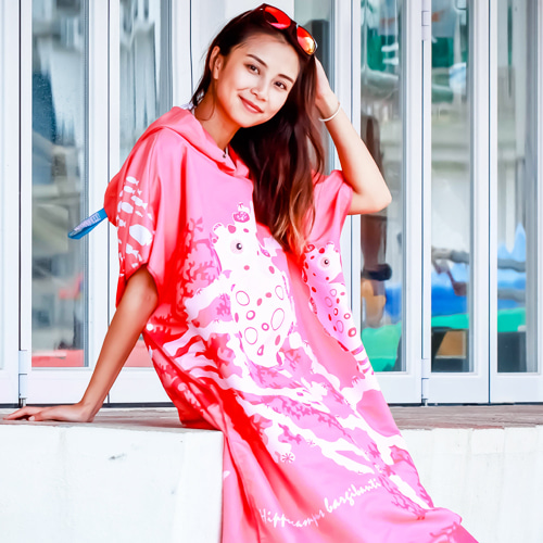 [17132] 피그미해마 망토(판쵸) 타월