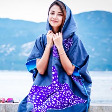 [17135] 이글레이 망토(판쵸) 타월