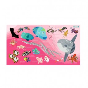 [17200] 개복치 (핑크)_스포츠 타월 140cm x 80cm