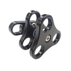 [17377] DC-3WAY_35BC 3구 볼마운트 클램프