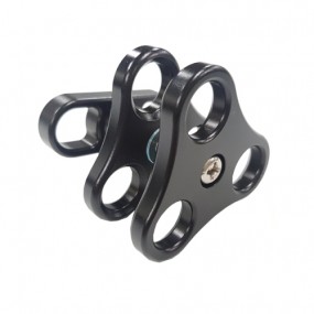 [17377] DC-3WAY_35BC 3구 볼마운트 클램프