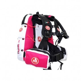 [17597] TRAVEL-Fuchsia White