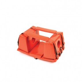 [17727] 구조부력등판 머리고정틀(스트랩포함) - RESCUE SPINEBOARD