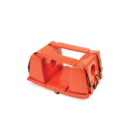 [17727] 구조부력등판 머리고정틀(스트랩포함) - RESCUE SPINEBOARD