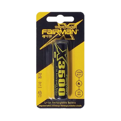 [18893] 18650 리튬이온 배터리 충전지 X3500